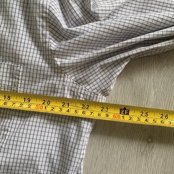 Boss Hugo‎ boss Regular fit windowpane print button down shirt black white - Picture 9 of 11